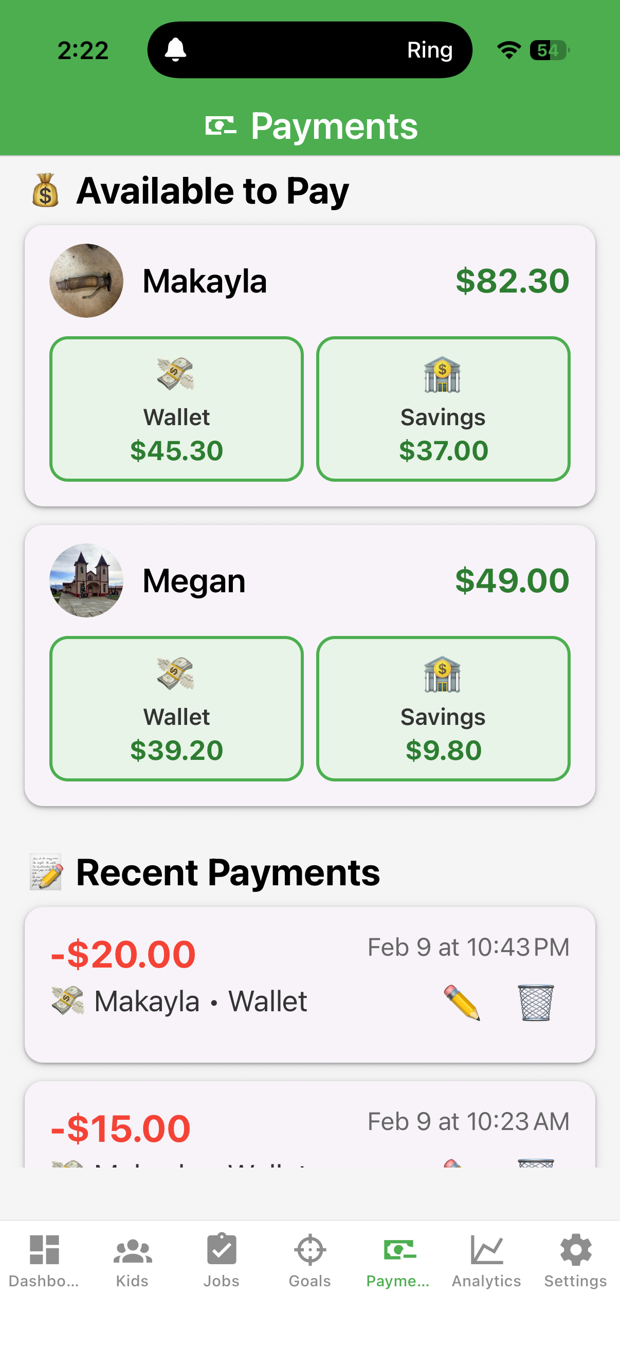EarnIt App Screenshot